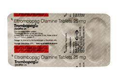 Trombopag 25 Tablet 7's, Pack of 7 TABLETS Trombopag 25 Tablet 7's, Pack of 7 TABLETS