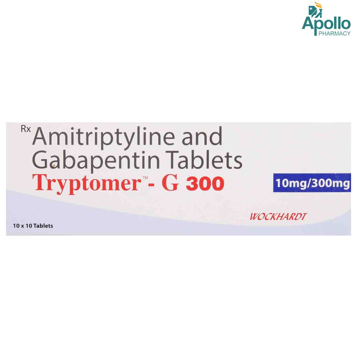 Tryptomer G 300 Tablet 10's, Pack of 10 TabletS Tryptomer G 300 Tablet 10's, Pack of 10 TabletS
