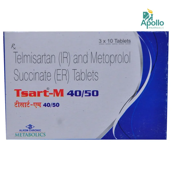 Tsart-M 40/50 Tablet 10's, Pack of 10