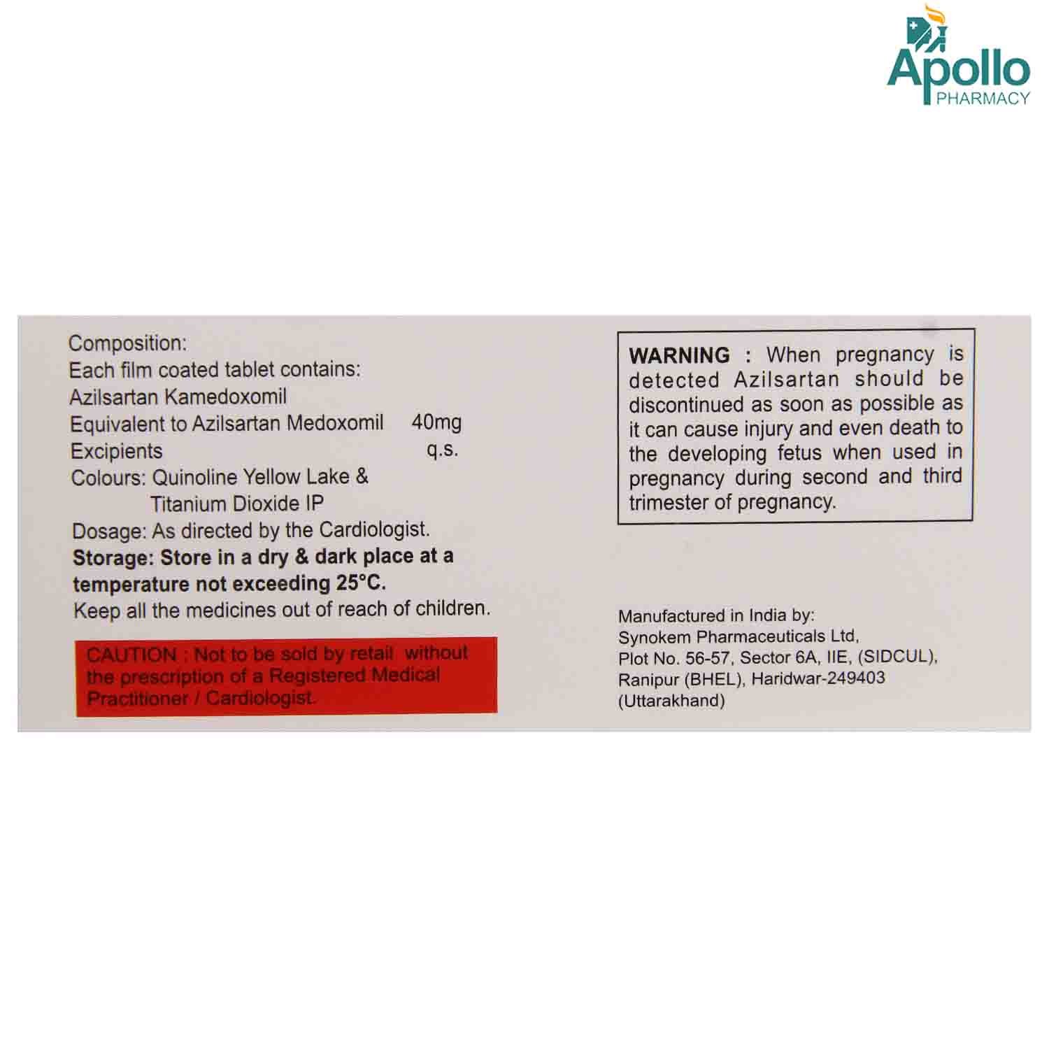 Turbozil 40 Tablet 10's, Pack of 10 TABLETS Turbozil 40 Tablet 10's, Pack of 10 TABLETS