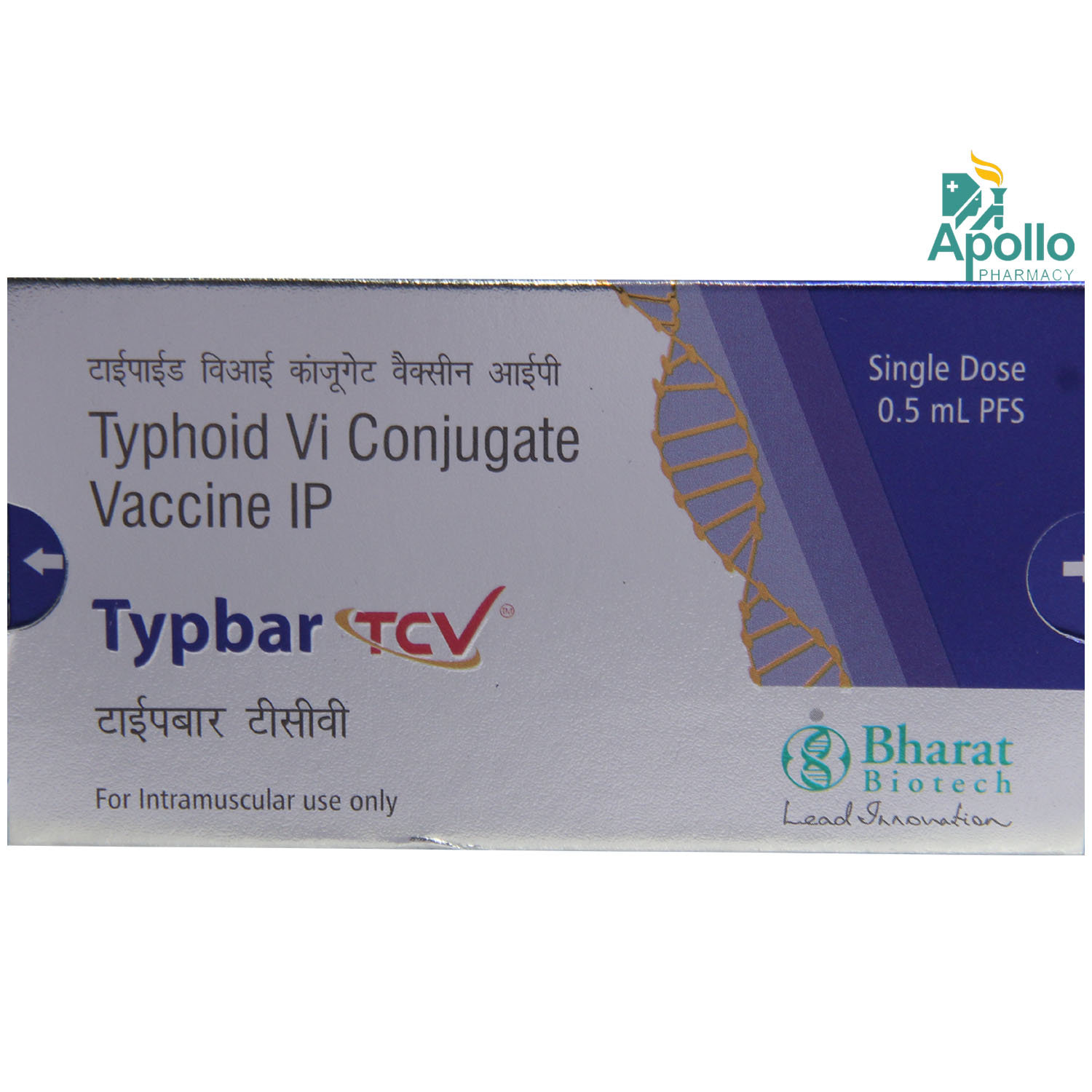 Typbar TCV Vaccine 0.5 ml, Pack of 1 INJECTION Typbar TCV Vaccine 0.5 ml, Pack of 1 INJECTION