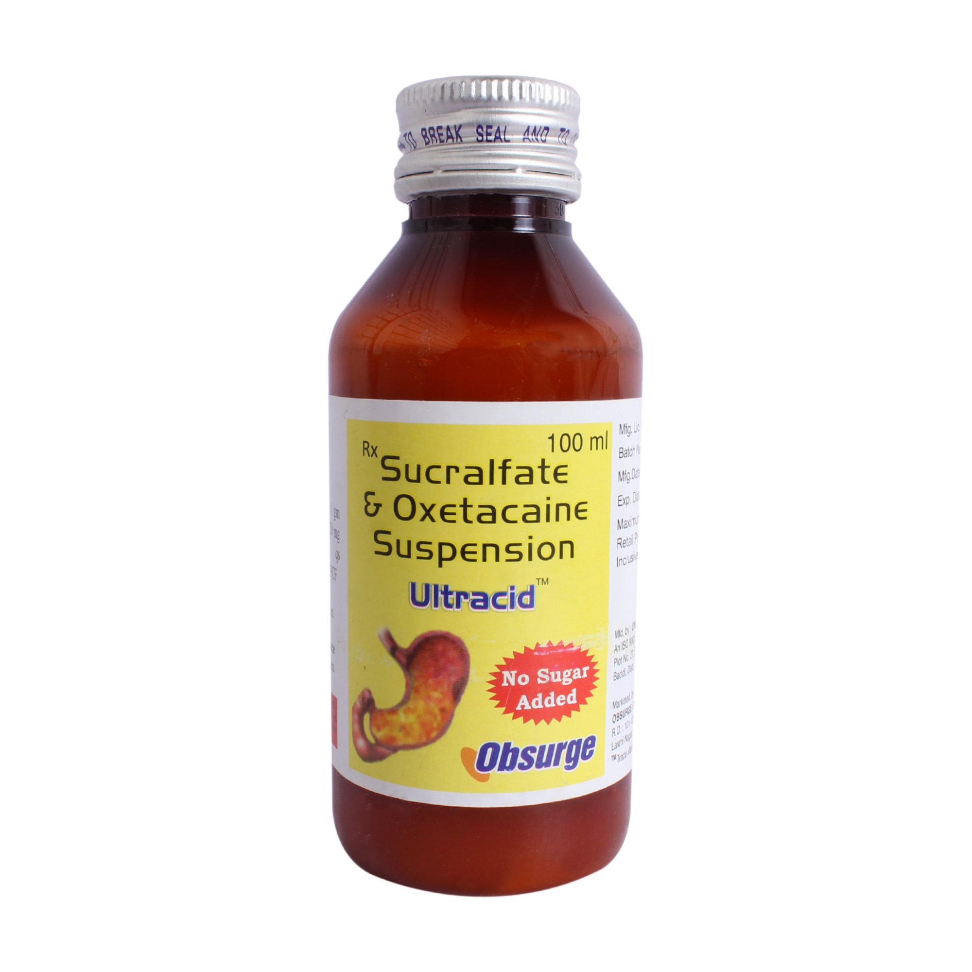 Ultracid Oral Suspension 100 ml, Pack of 1 Ultracid Oral Suspension 100 ml, Pack of 1