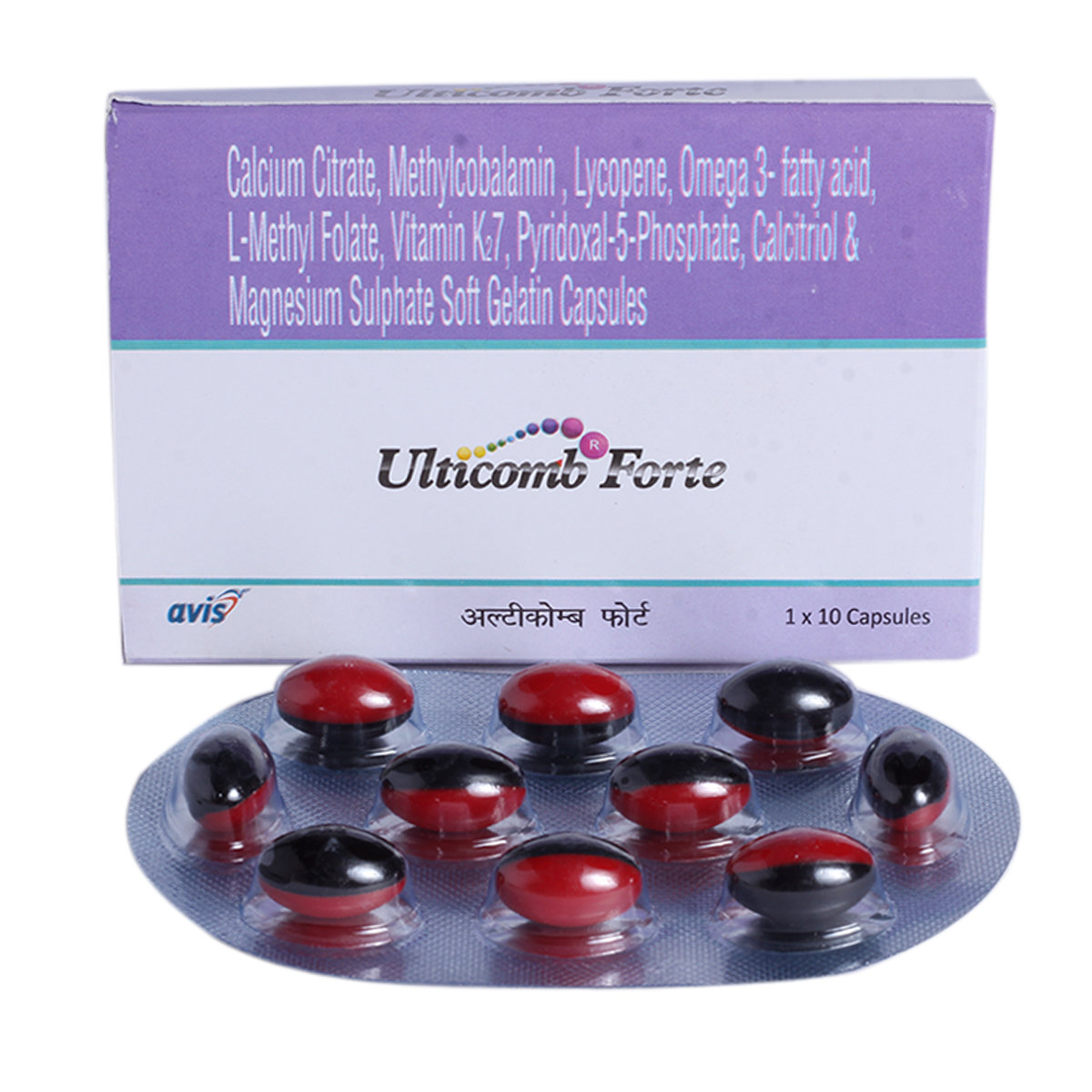 Ulticomb Forte Soft Gelatin Capsule 10's, Pack of 10 CAPSULES Ulticomb Forte Soft Gelatin Capsule 10's, Pack of 10 CAPSULES
