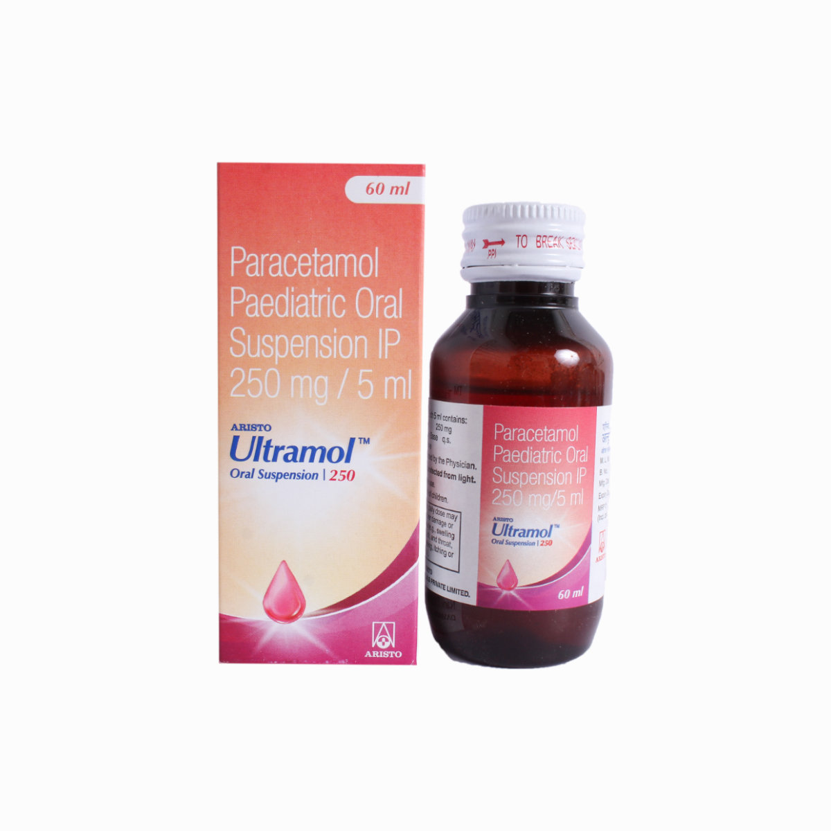 Ultramol Paediatric Oral Suspension 60 ml, Pack of 1 Suspension Ultramol Paediatric Oral Suspension 60 ml, Pack of 1 Suspension