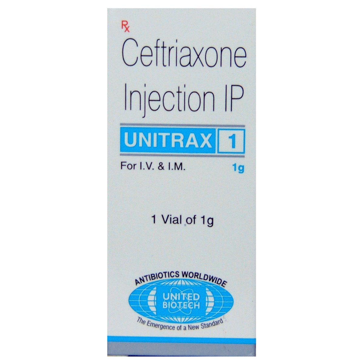 UNITRAX INJECTION 1GM, Pack of 1 INJECTION UNITRAX INJECTION 1GM, Pack of 1 INJECTION