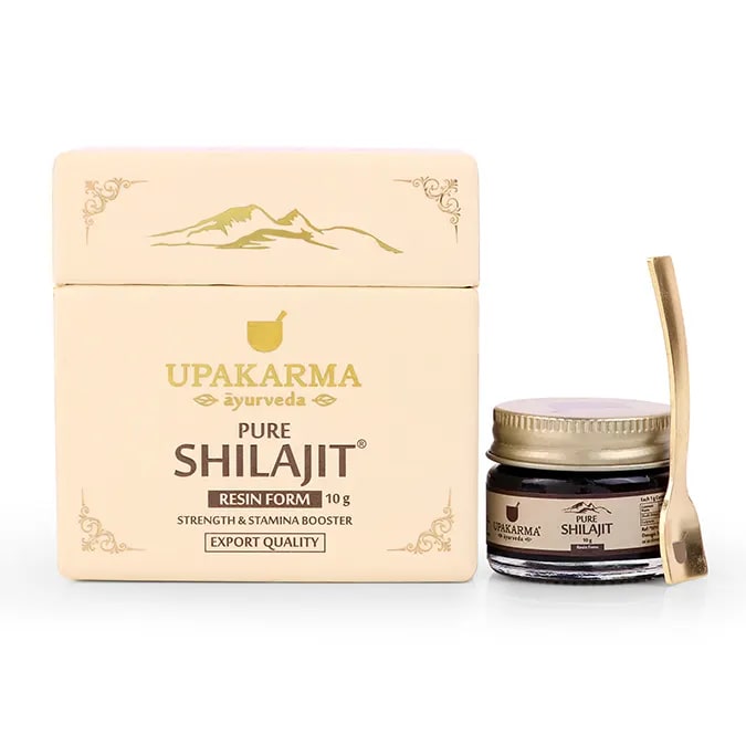 Upakarma Pure Shilajit Resin Form, 10 gm, Pack of 1 Upakarma Pure Shilajit Resin Form, 10 gm, Pack of 1