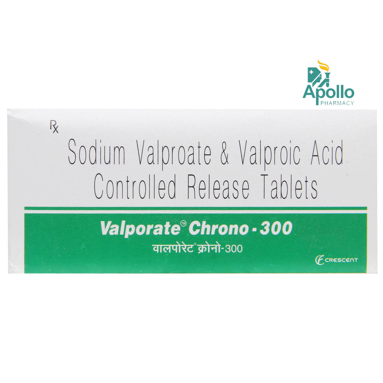 Valporate Chrono 300 Tablet 10's, Pack of 10 TABLETS Valporate Chrono 300 Tablet 10's, Pack of 10 TABLETS