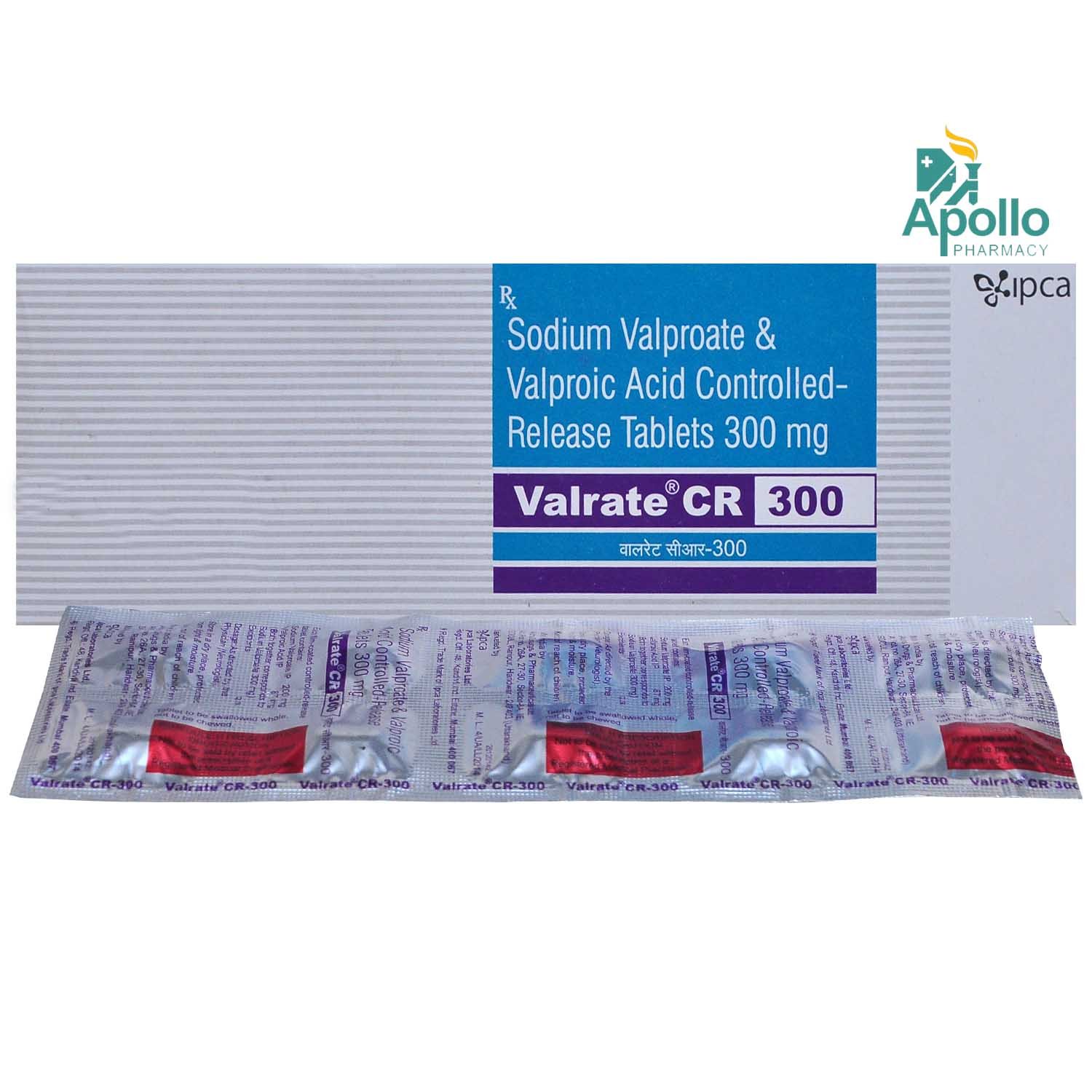 Valrate CR 300 Tablet 10's, Pack of 10 TABLETS Valrate CR 300 Tablet 10's, Pack of 10 TABLETS