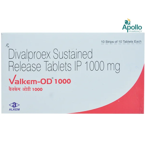 Valkem-OD 1000 Tablet 10's, Pack of 10 TABLETS