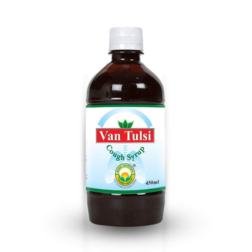Basic Ayurveda Van Tulsi Cough Syrup, 450 ml, Pack of 1 Basic Ayurveda Van Tulsi Cough Syrup, 450 ml, Pack of 1