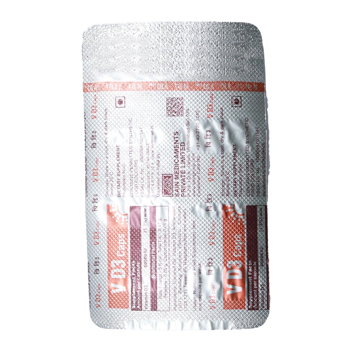 V D 60K Capsule 4's, Pack of 4 V D 60K Capsule 4's, Pack of 4