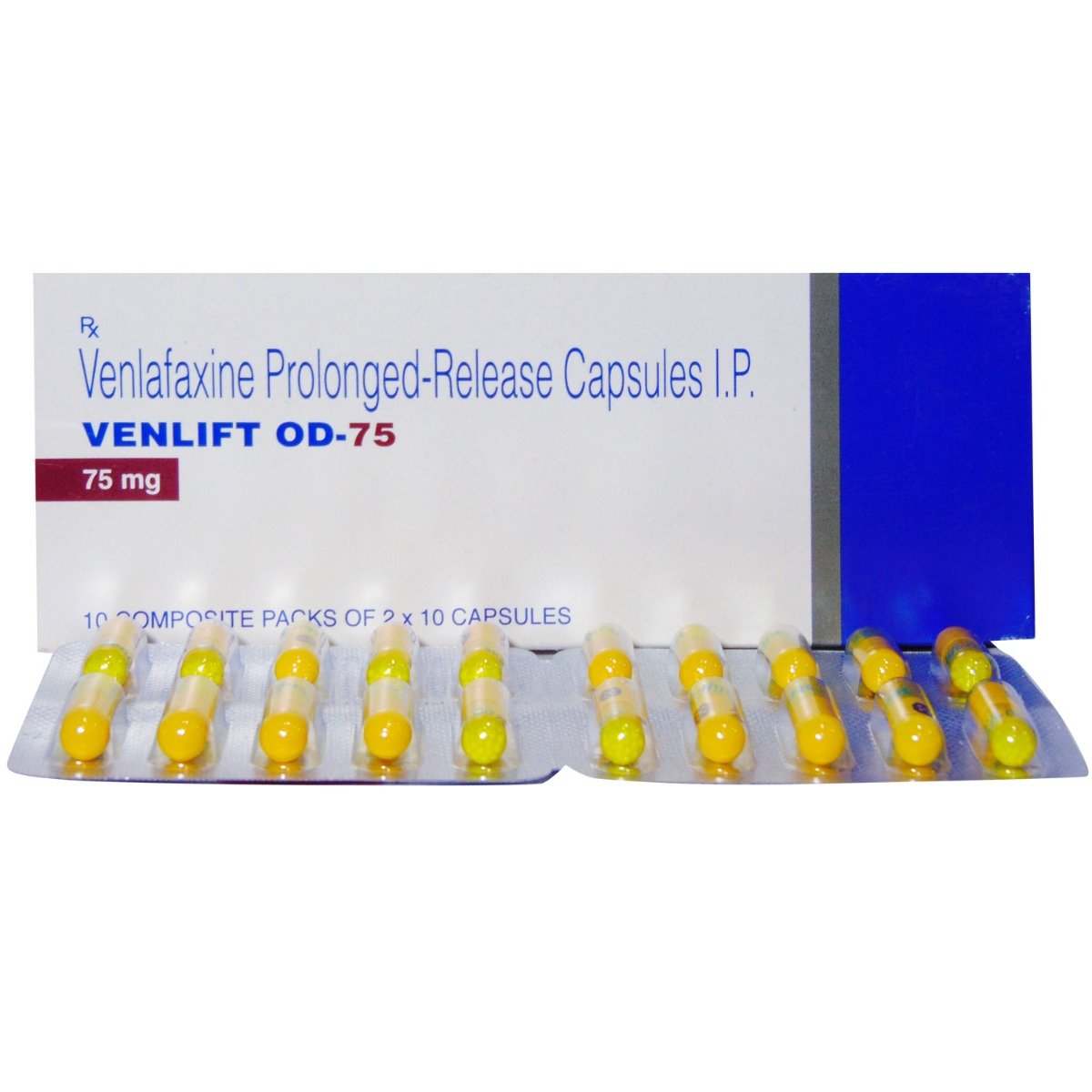 Venlift OD-75 Capsule 10's, Pack of 10 TabletS Venlift OD-75 Capsule 10's, Pack of 10 TabletS