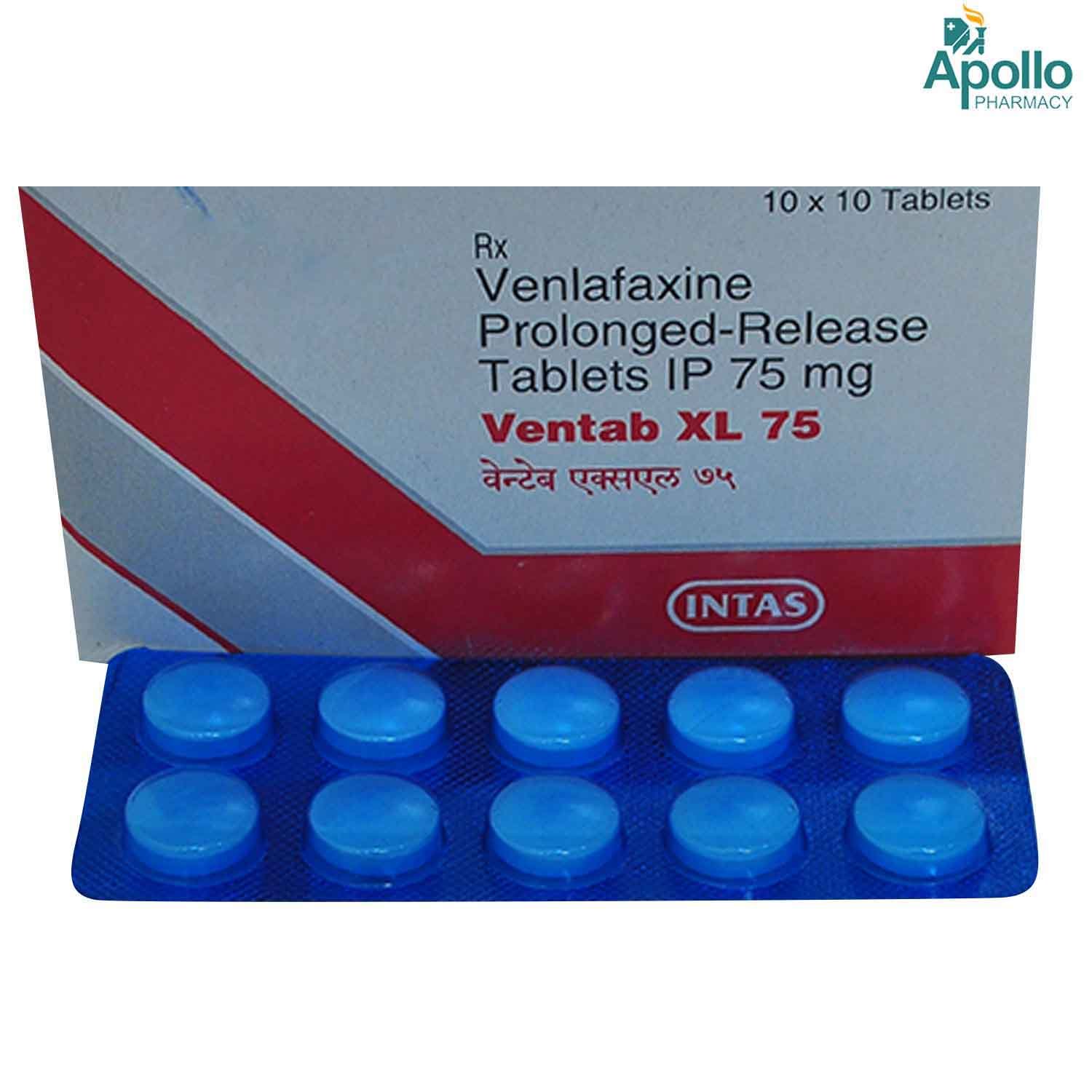Ventab XL 75 Tablet 10's, Pack of 10 TABLETS Ventab XL 75 Tablet 10's, Pack of 10 TABLETS