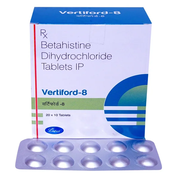 Vertiford-8 Tablet 10's, Pack of 10 TABLETS