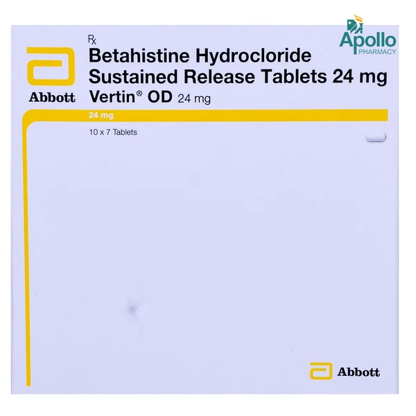 Vertin OD 24 mg Tablet 7's, Pack of 7 TABLETS