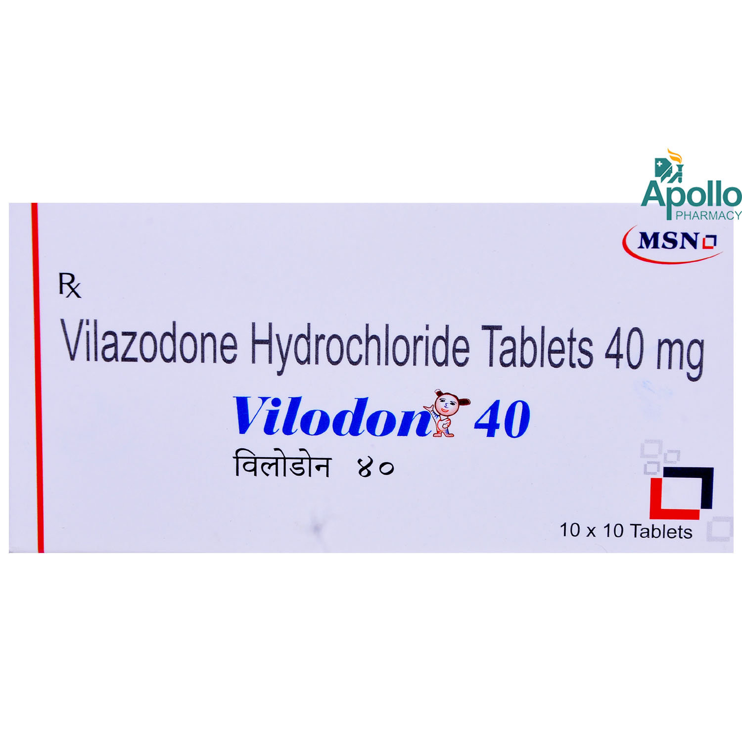 Buy Vilodon 40 mg Tablet 10's Online