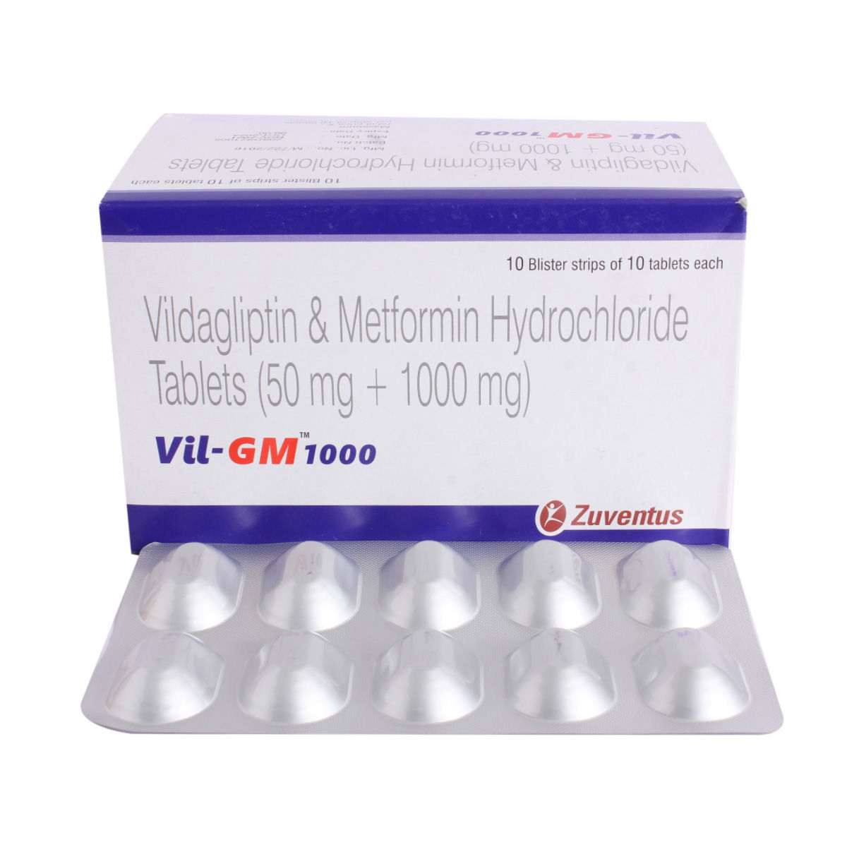 Buy Vil-GM 1000 Tablet 10's Online