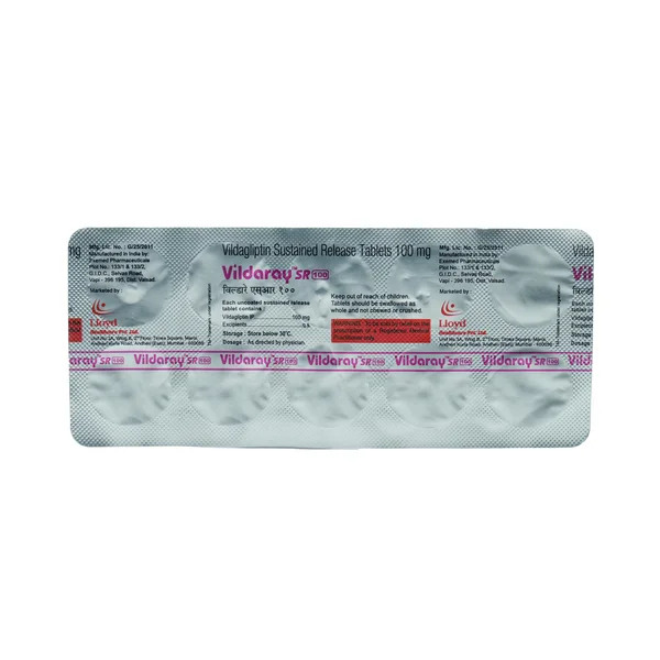 Vildaray SR 100 Tablet 10's, Pack of 10 TabletS