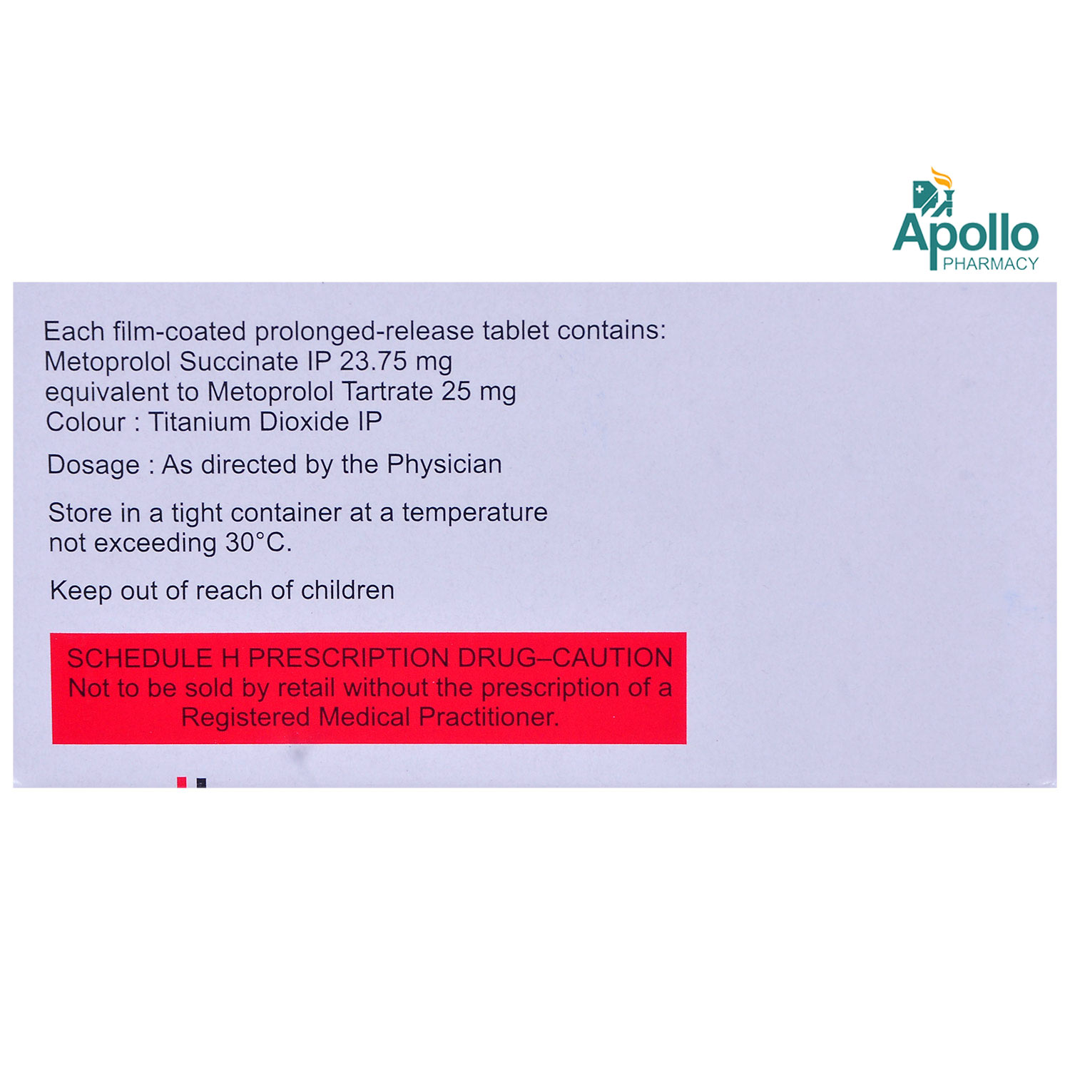 Vinicor XL 25 Tablet 10's, Pack of 10 TABLETS Vinicor XL 25 Tablet 10's, Pack of 10 TABLETS