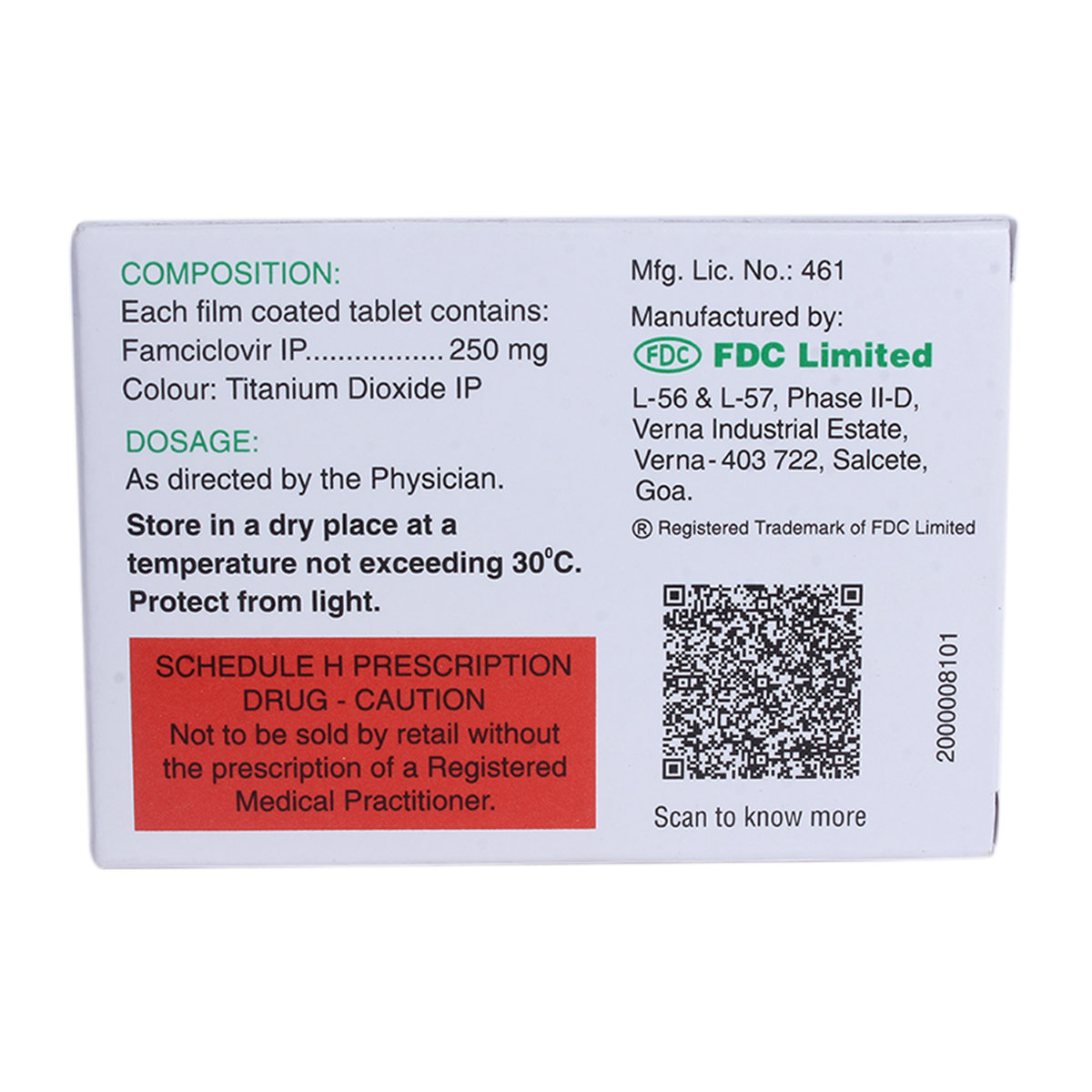 VIROVIR 250MG TABLET, Pack of 6 TabletS VIROVIR 250MG TABLET, Pack of 6 TabletS