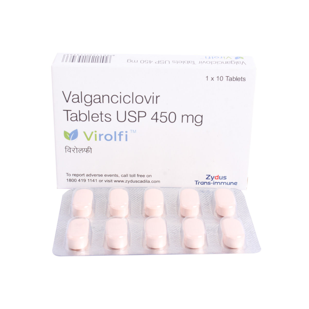 Buy VIROLFI 450MG TABLET 10'S Online