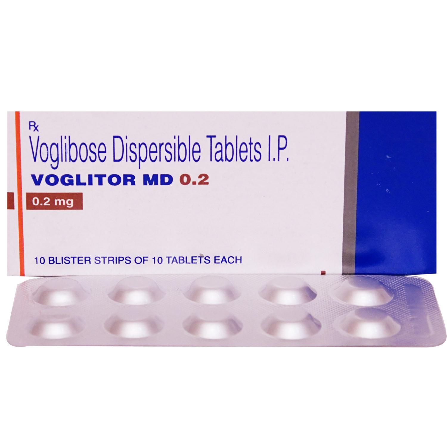 Voglitor MD 0.2 Tablet 10's, Pack of 10 TABLETS Voglitor MD 0.2 Tablet 10's, Pack of 10 TABLETS