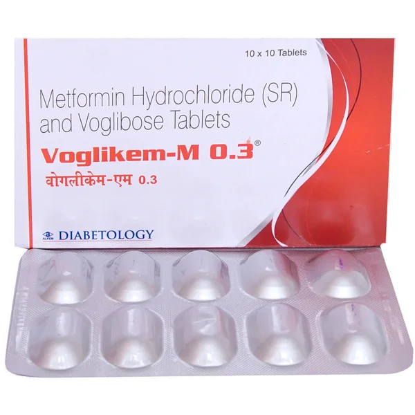 Voglikem M 0.3 Tablet 10's, Pack of 10