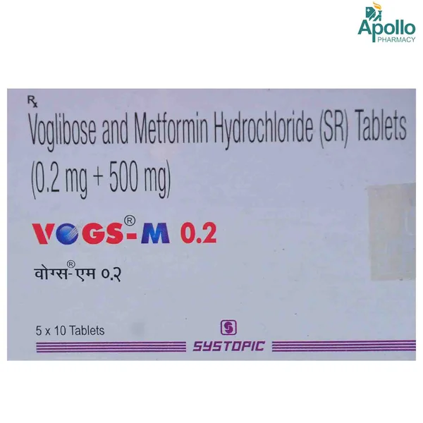 VOGS M 0.2MG TABLET, Pack of 10