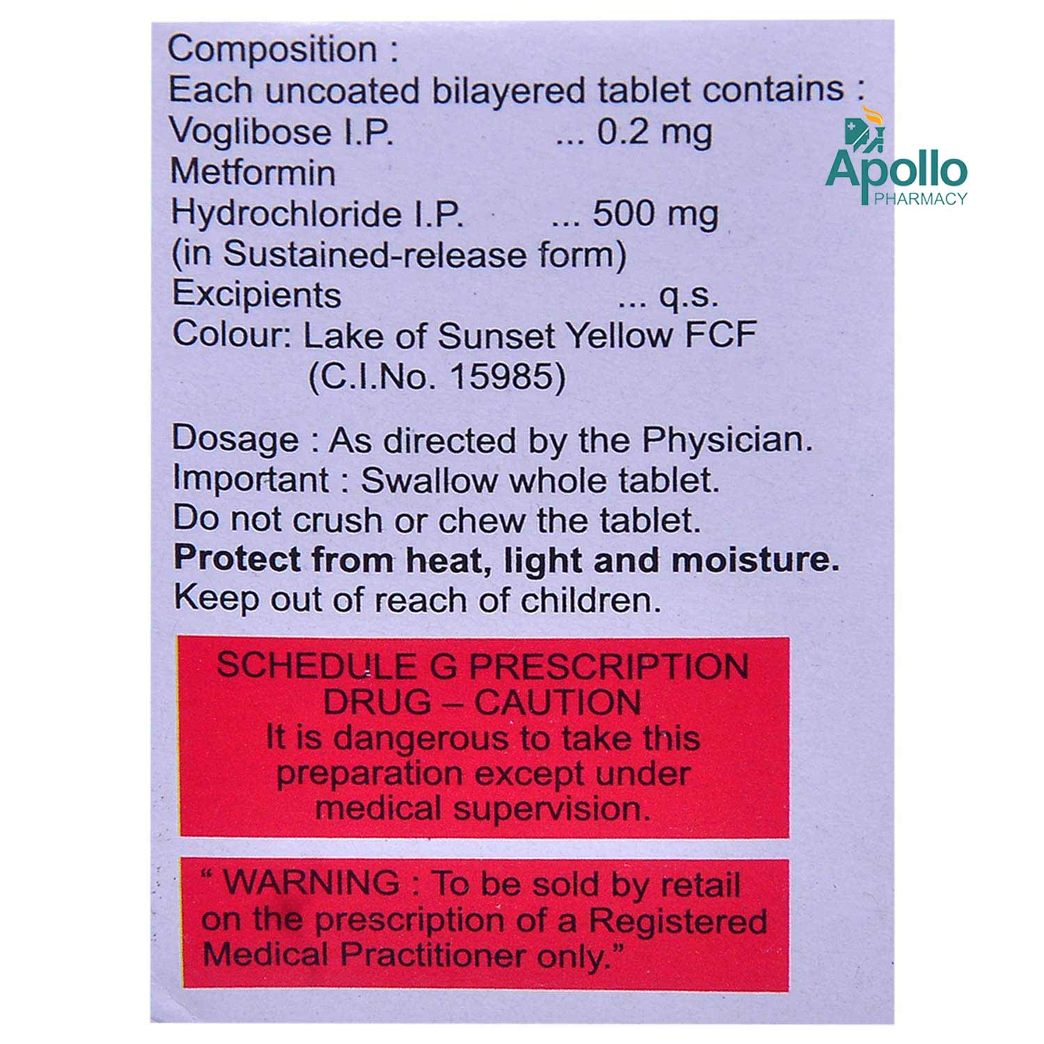 VOLIPHAGE M 0.2MG TABLET, Pack of 10 VOLIPHAGE M 0.2MG TABLET, Pack of 10