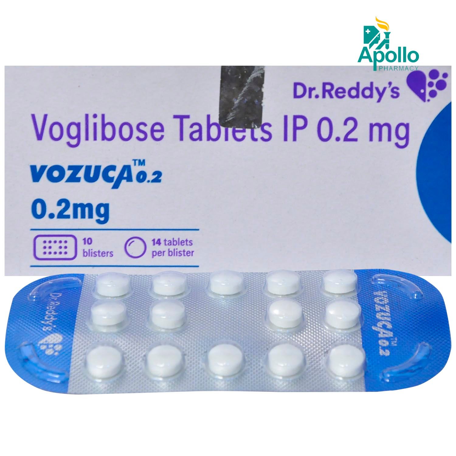 Vozuca-M 0.2 Tablet 15's, Pack of 14 TABLETS Vozuca-M 0.2 Tablet 15's, Pack of 14 TABLETS