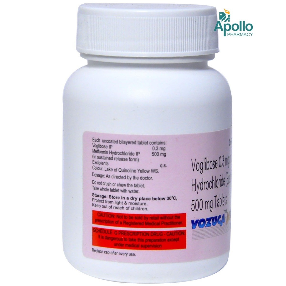 Vozuca M 0.3 Activ Tablet 60's, Pack of 1 Vozuca M 0.3 Activ Tablet 60's, Pack of 1