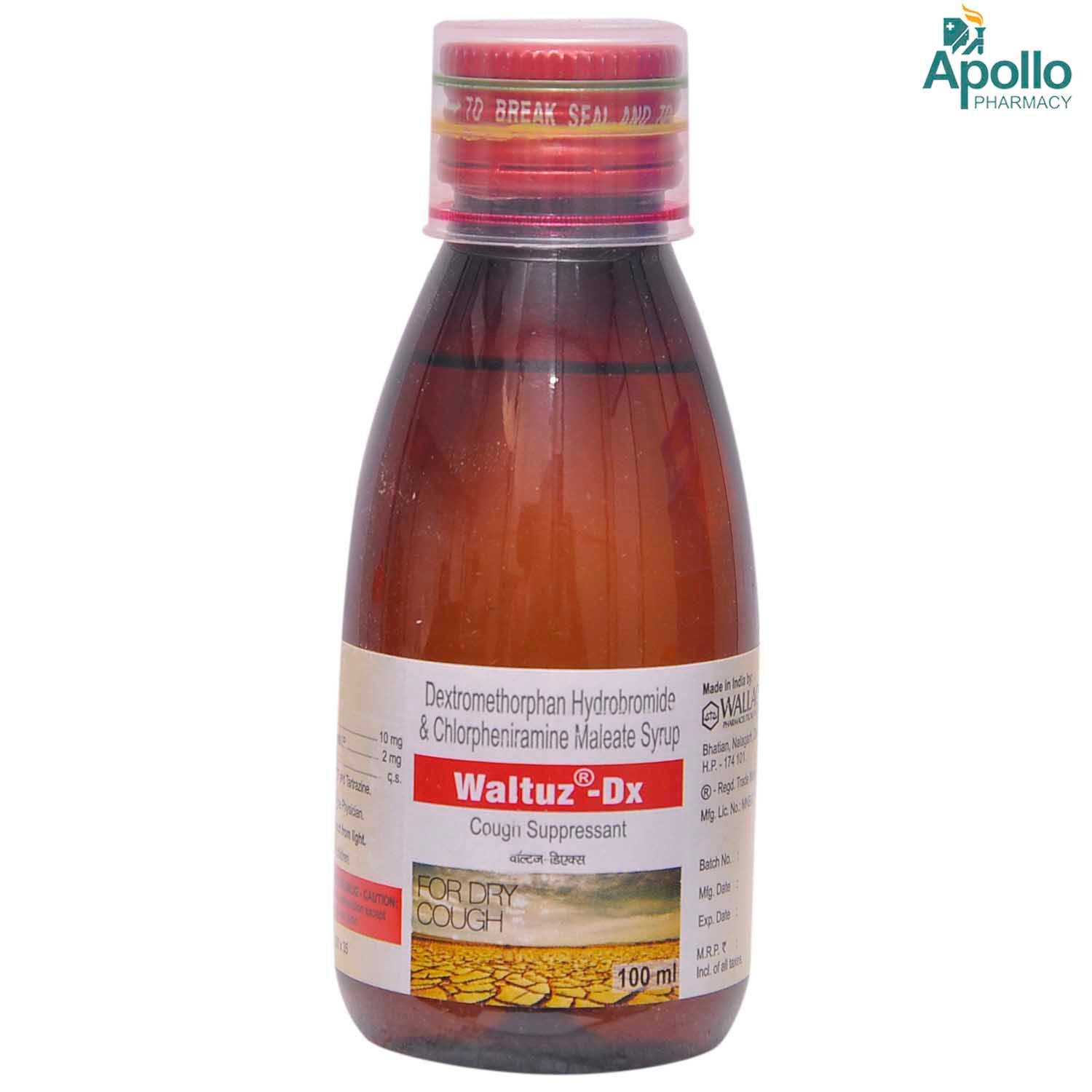 Buy Waltuz DX Syrup 100 ml Online