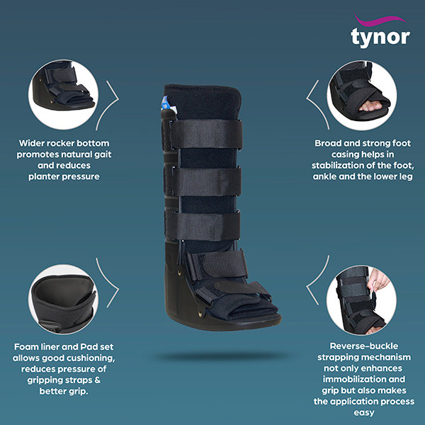 Tynor D-32 Walker Boot Small, 1 Count, Pack of 1 Tynor D-32 Walker Boot Small, 1 Count, Pack of 1