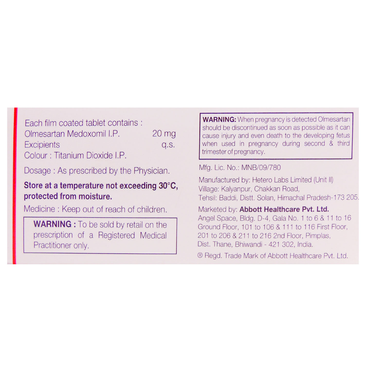 WINBP 20 TABLET 10's, Pack of 10 TABLETS WINBP 20 TABLET 10's, Pack of 10 TABLETS