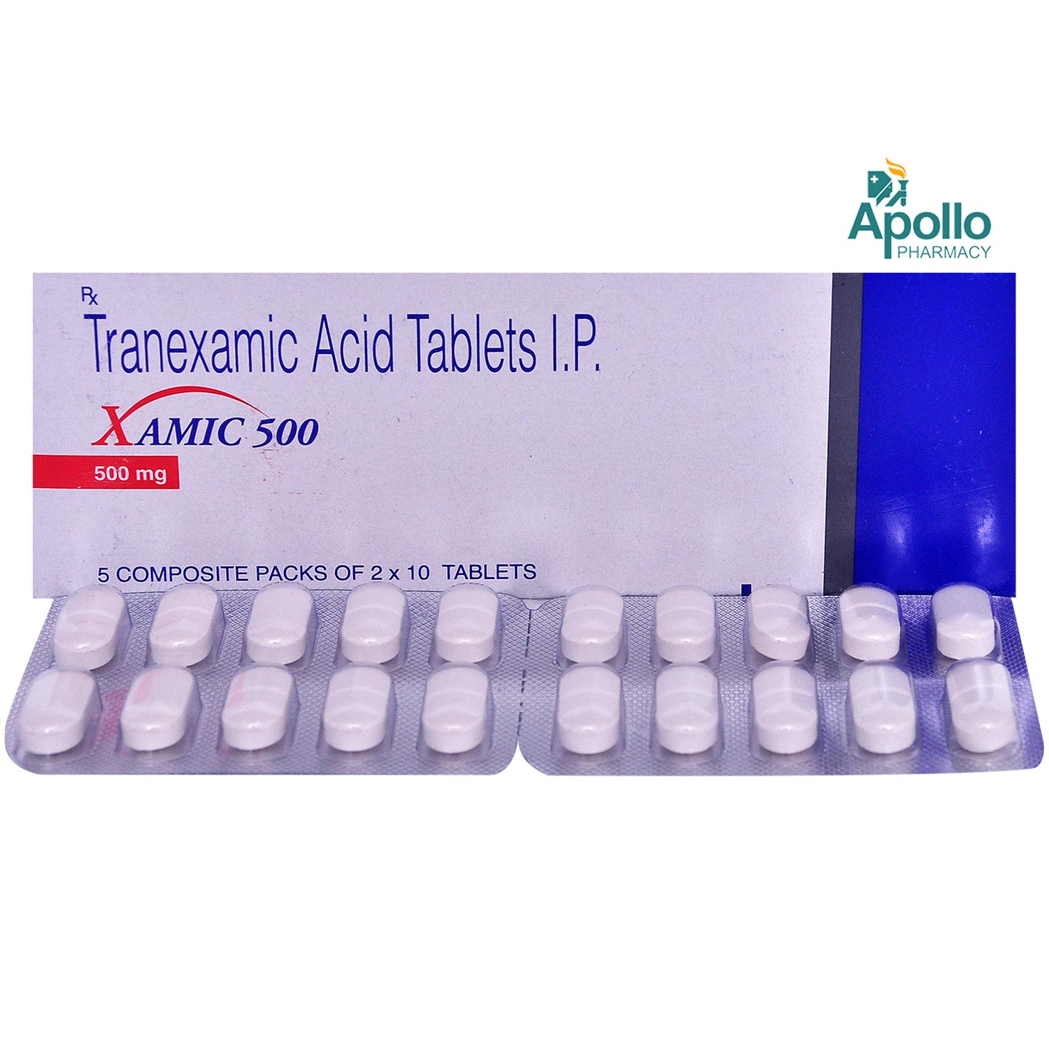 Xamic 500 Tablet 10's, Pack of 10 TABLETS Xamic 500 Tablet 10's, Pack of 10 TABLETS