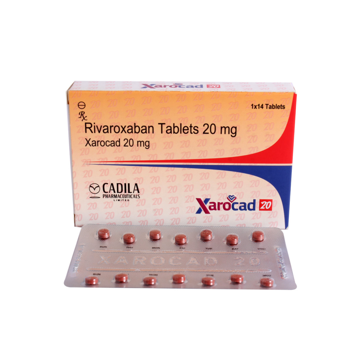 Xarocad 20 Tablet 14's, Pack of 14 TABLETS Xarocad 20 Tablet 14's, Pack of 14 TABLETS