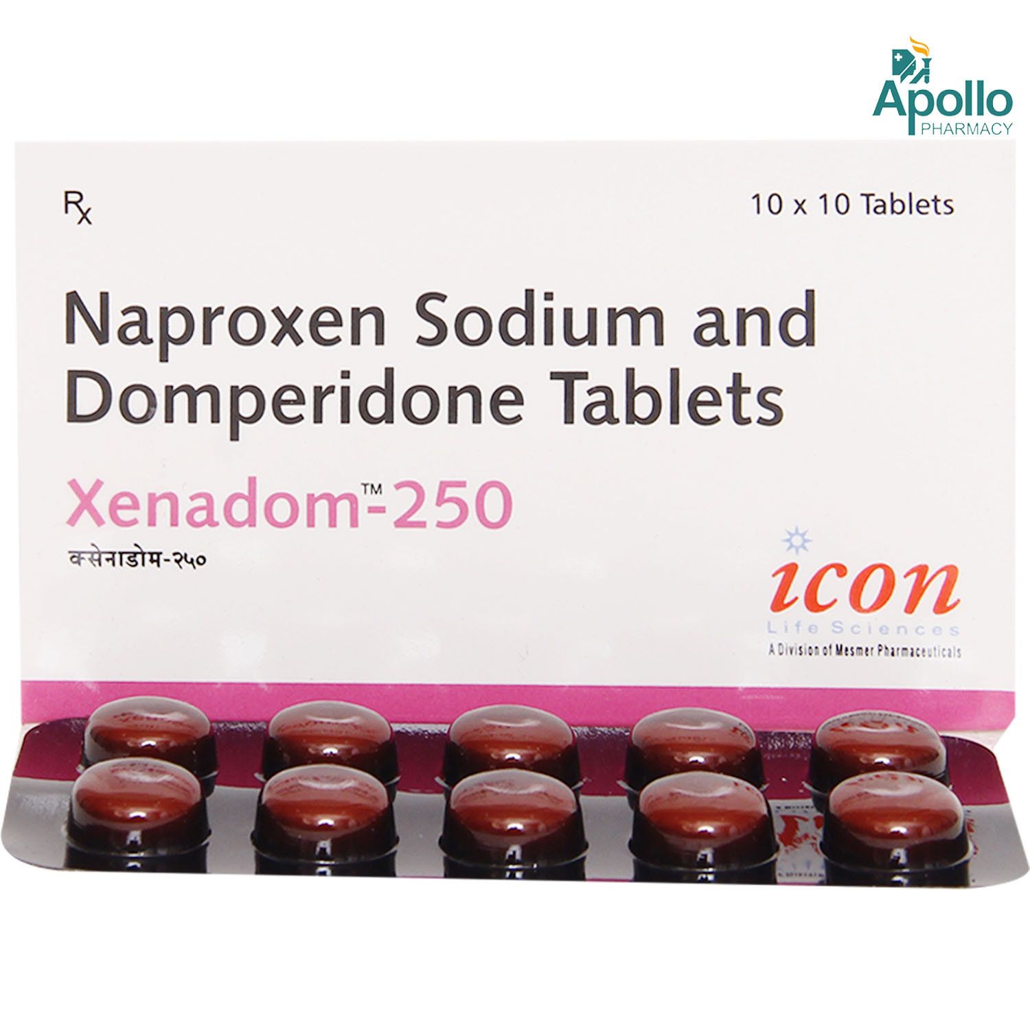 Xenadom-250 Tablet 10's, Pack of 10 TABLETS Xenadom-250 Tablet 10's, Pack of 10 TABLETS