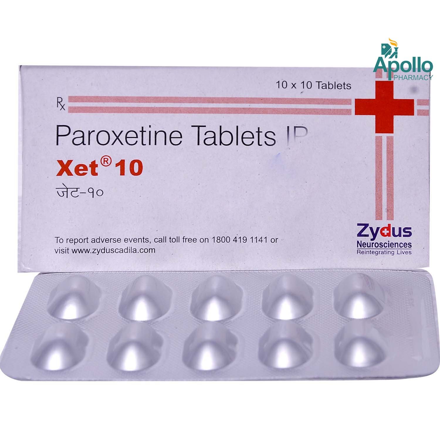 Xet-10 Tablet 10's, Pack of 10 TABLETS Xet-10 Tablet 10's, Pack of 10 TABLETS