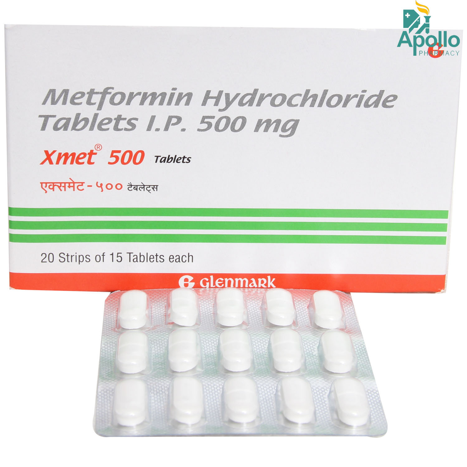 Xmet 500 Tablet 15's, Pack of 15 TABLETS Xmet 500 Tablet 15's, Pack of 15 TABLETS