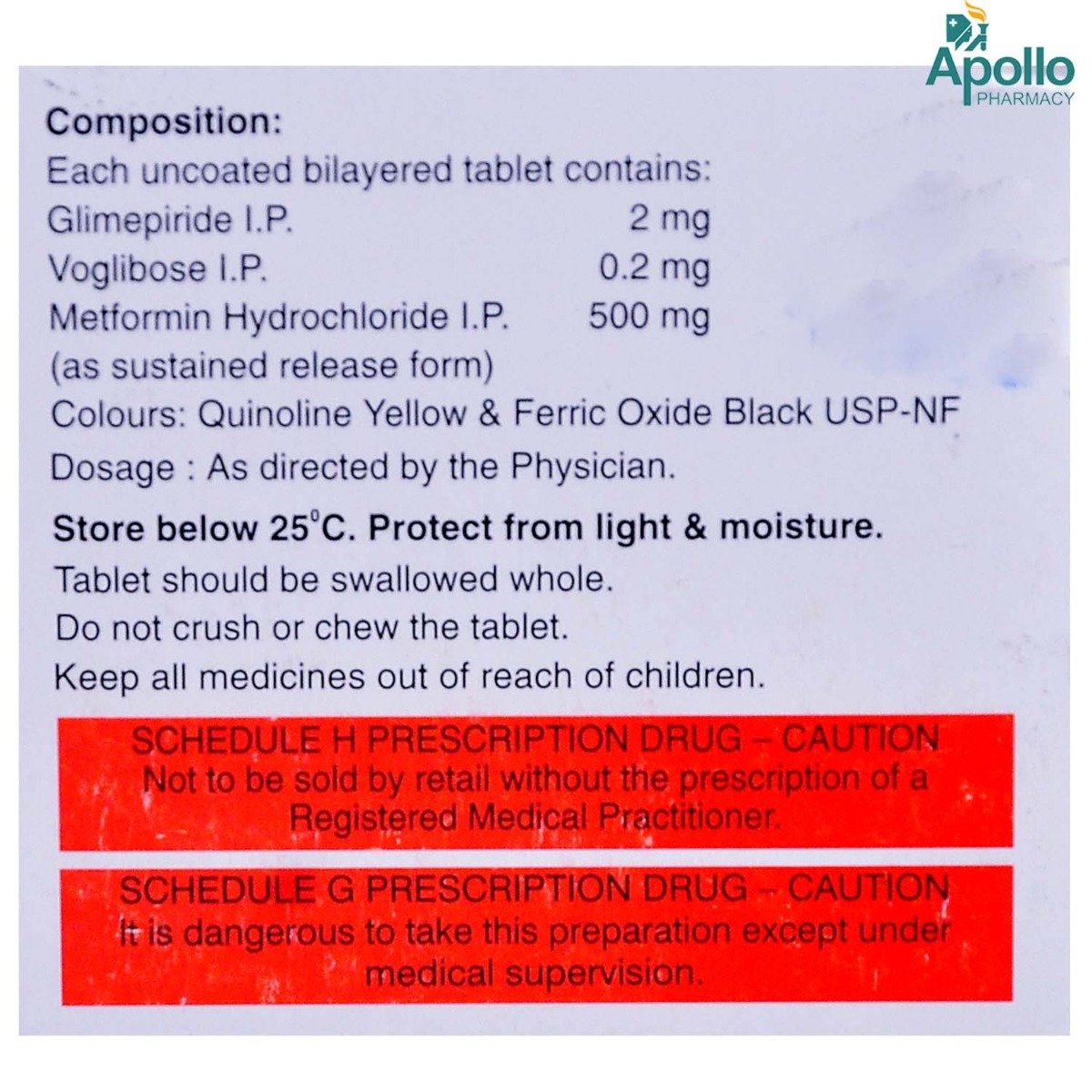 Xmet-Trio 500/0.2/2 Tablet 10's, Pack of 10 TabletS Xmet-Trio 500/0.2/2 Tablet 10's, Pack of 10 TabletS