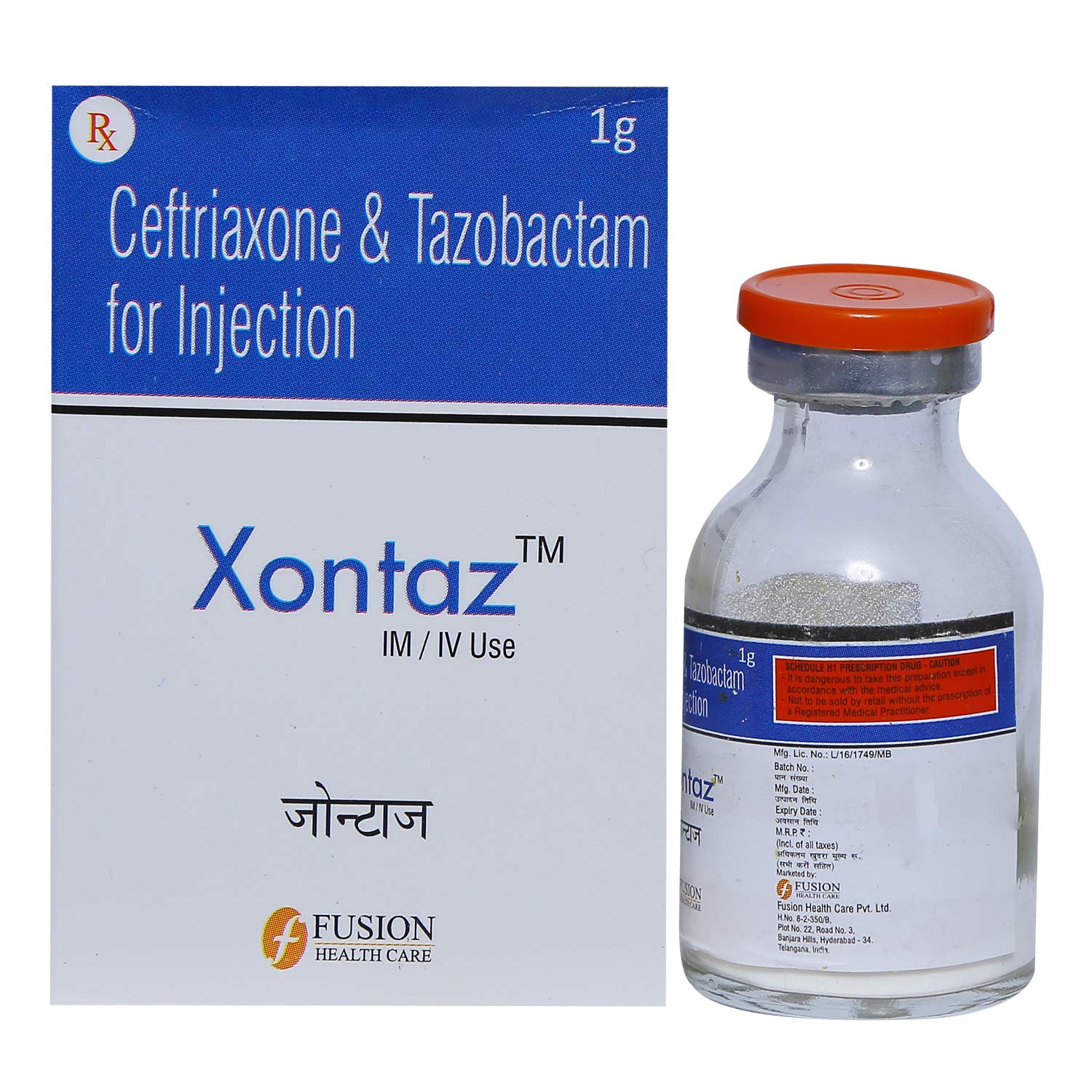XONTAZ INJECTION 1GM, Pack of 1 INJECTION XONTAZ INJECTION 1GM, Pack of 1 INJECTION