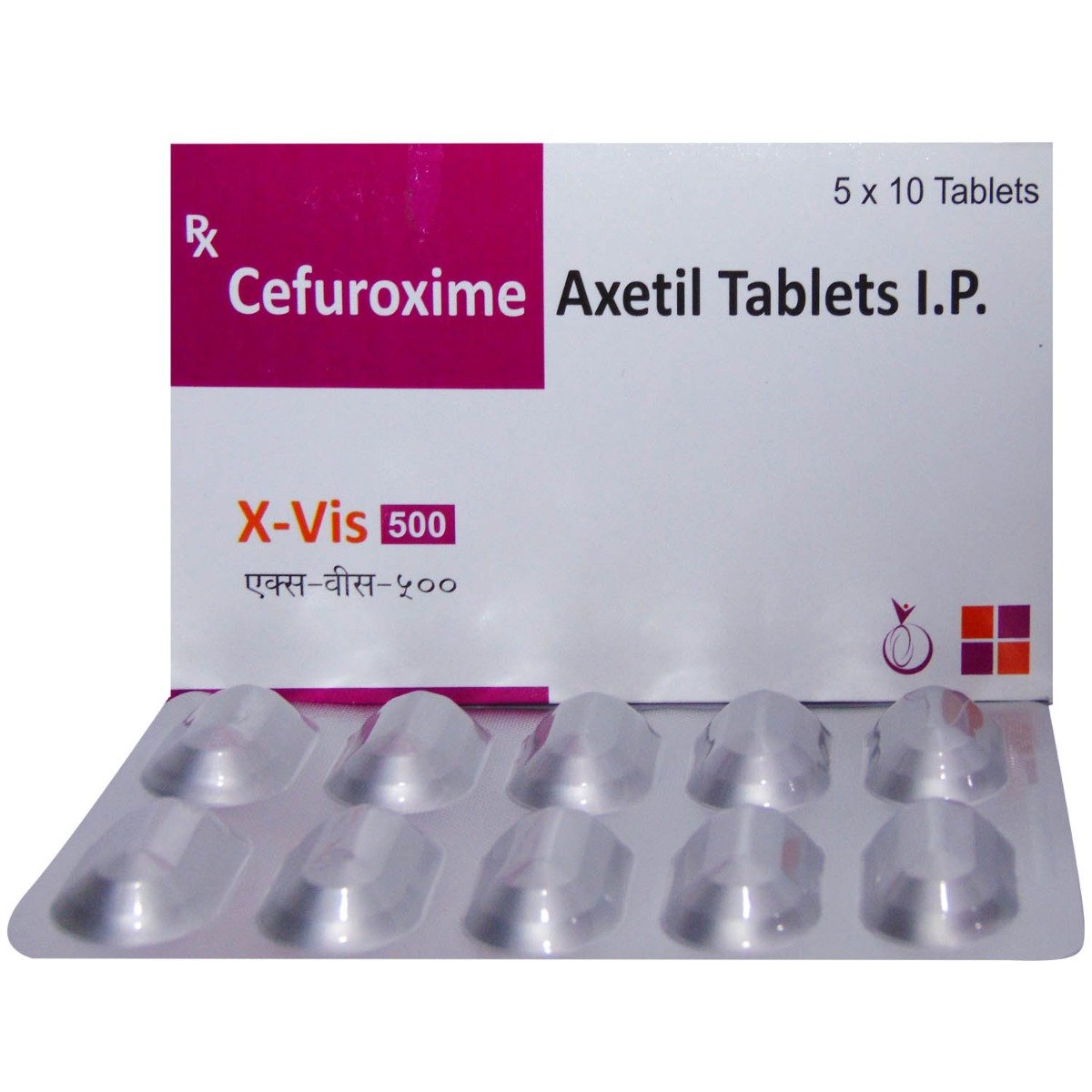 X-Vis 500 mg Tablet 10's, Pack of 10 TabletS X-Vis 500 mg Tablet 10's, Pack of 10 TabletS