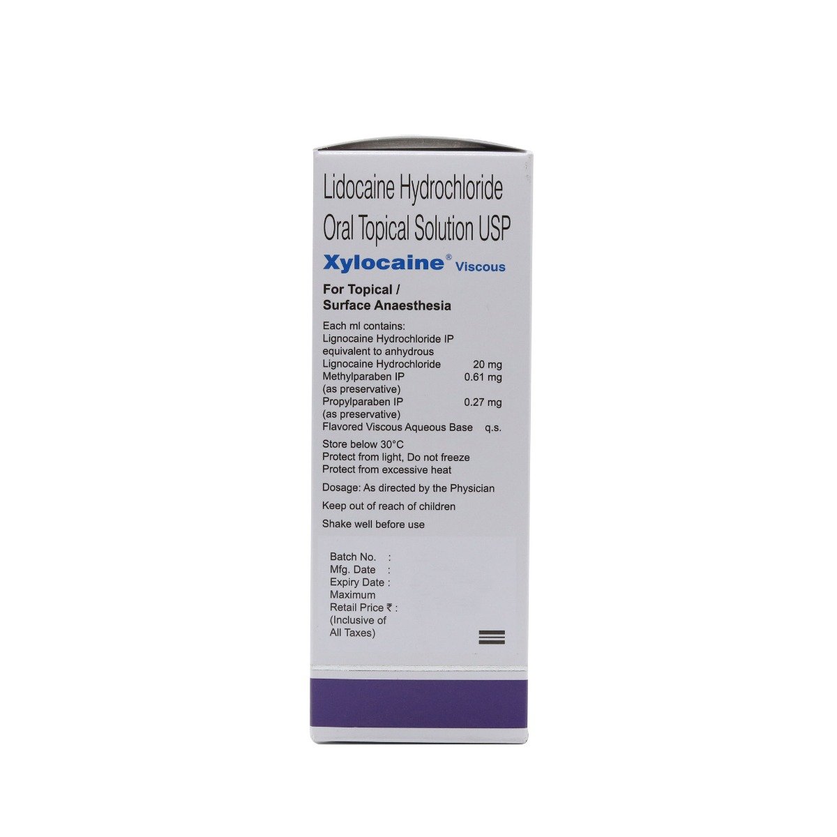Xylocaine Viscous 20 mg Topical Solution 200 ml, Pack of 1 Solution Xylocaine Viscous 20 mg Topical Solution 200 ml, Pack of 1 Solution