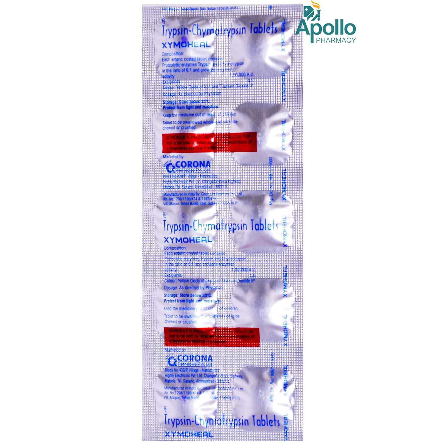 XYMOHEAL TABLET, Pack of 10 XYMOHEAL TABLET, Pack of 10