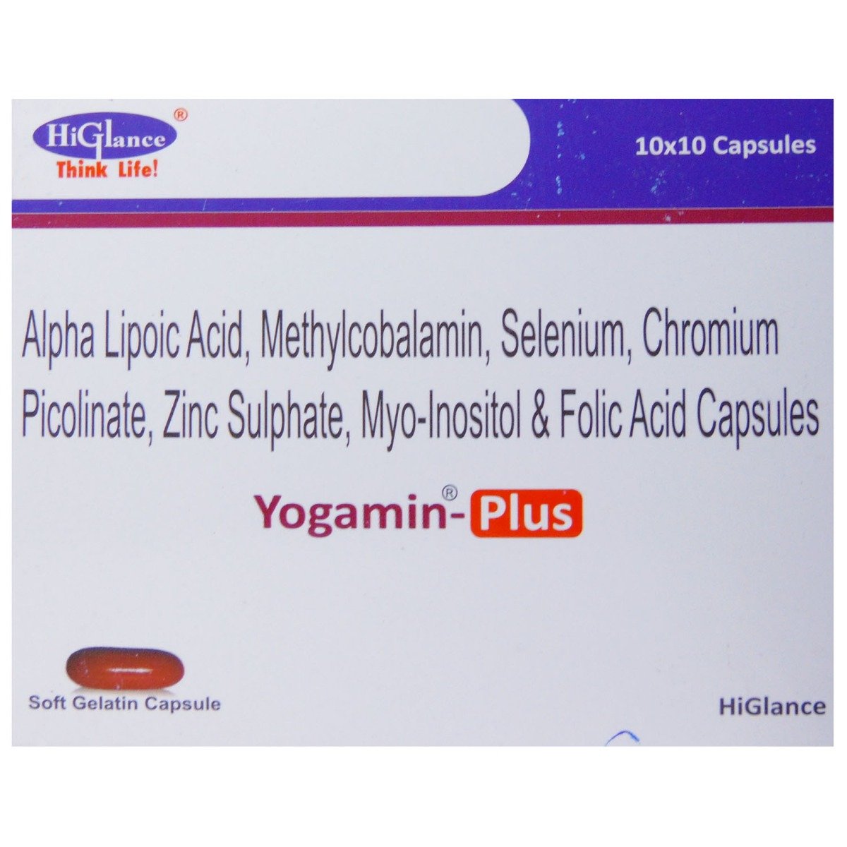 Yogamin-Plus Capsule 10's, Pack of 10 CAPSULES Yogamin-Plus Capsule 10's, Pack of 10 CAPSULES