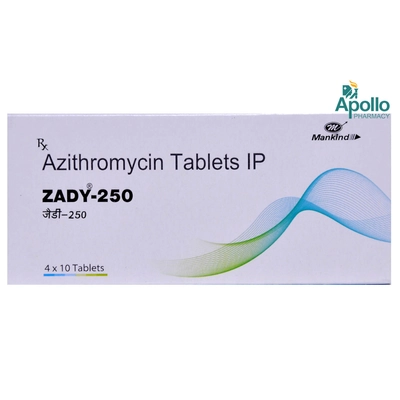 Zady-250 Tablet 10's, Pack of 10 TABLETS