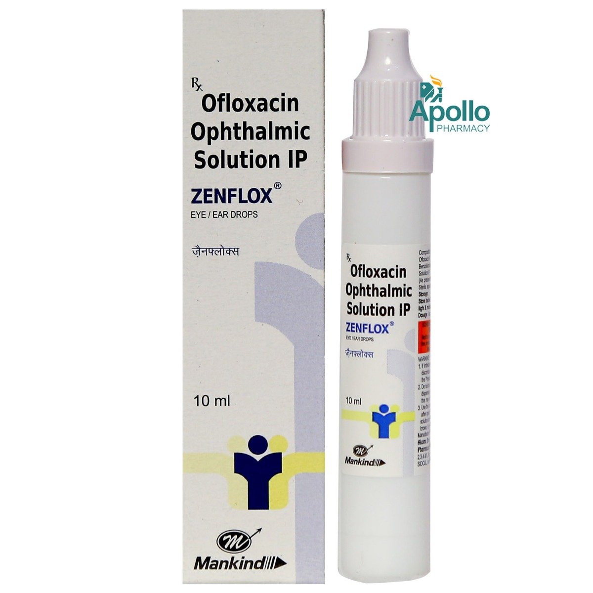 Zenflox Eye/Ear Drops 10 ml, Pack of 1 DROPS Zenflox Eye/Ear Drops 10 ml, Pack of 1 DROPS