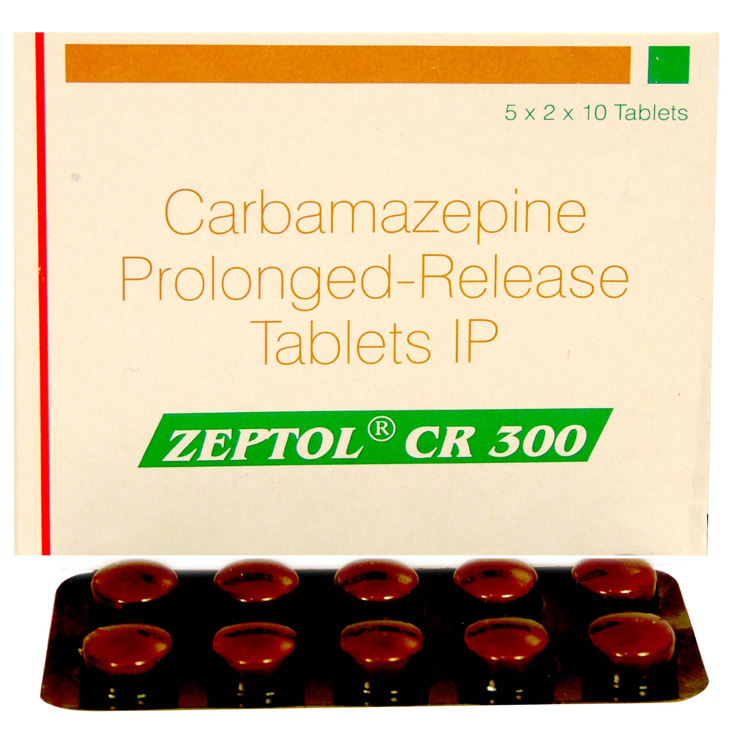 Zeptol CR 300 Tablet 10's, Pack of 10 TABLETS Zeptol CR 300 Tablet 10's, Pack of 10 TABLETS