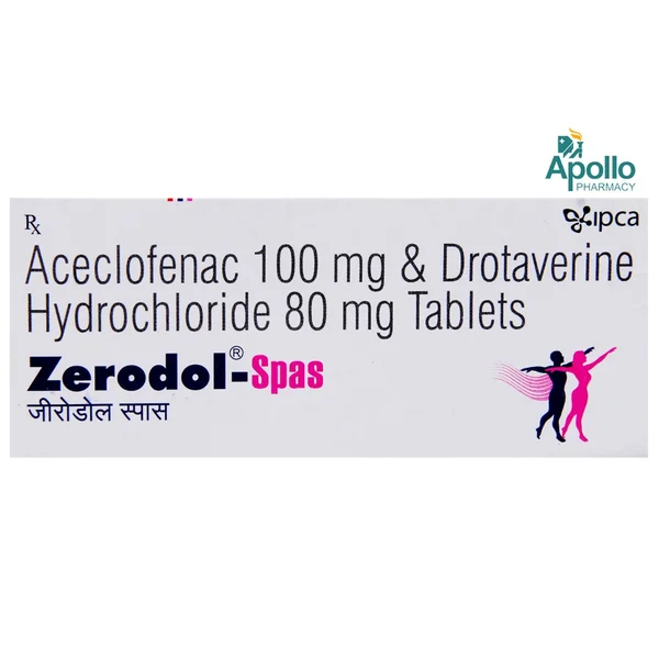 Zerodol-Spas Tablet 10's, Pack of 10 TABLETS