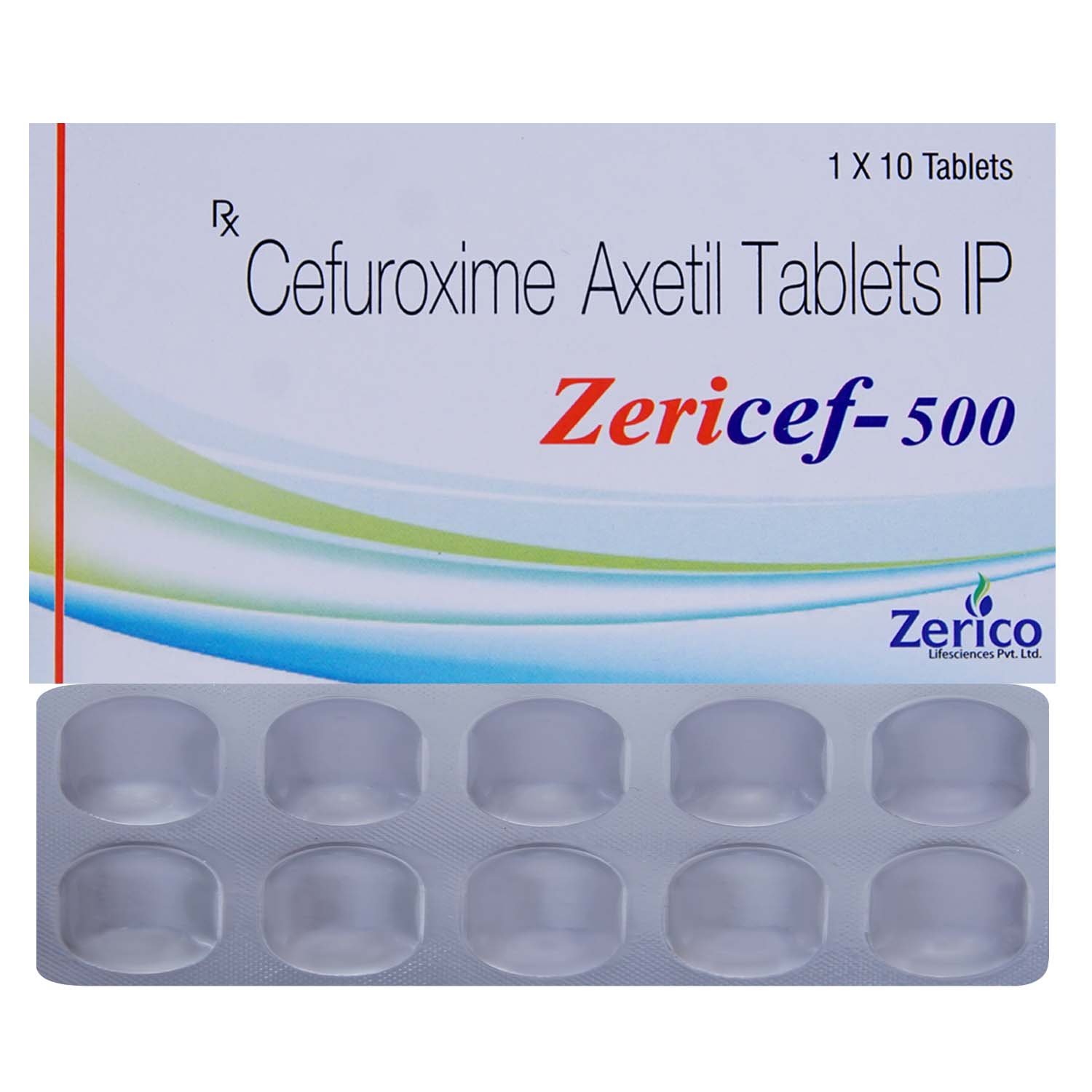 Zericef-500 Tablet 10's, Pack of 10 TABLETS Zericef-500 Tablet 10's, Pack of 10 TABLETS